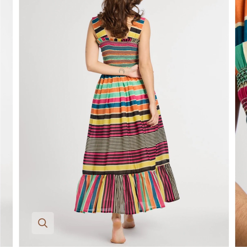 Millie Garden Dress in Ibiza Stripes Size Small - Picture 2 of 11
